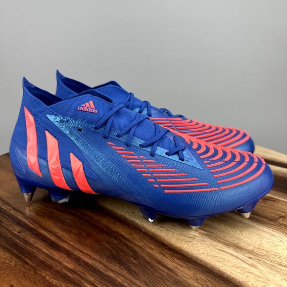 Adidas Predator Edge.1 SG Men's Size 11 Soccer Cleats Blue H02965 NEW - Picture 1 of 11